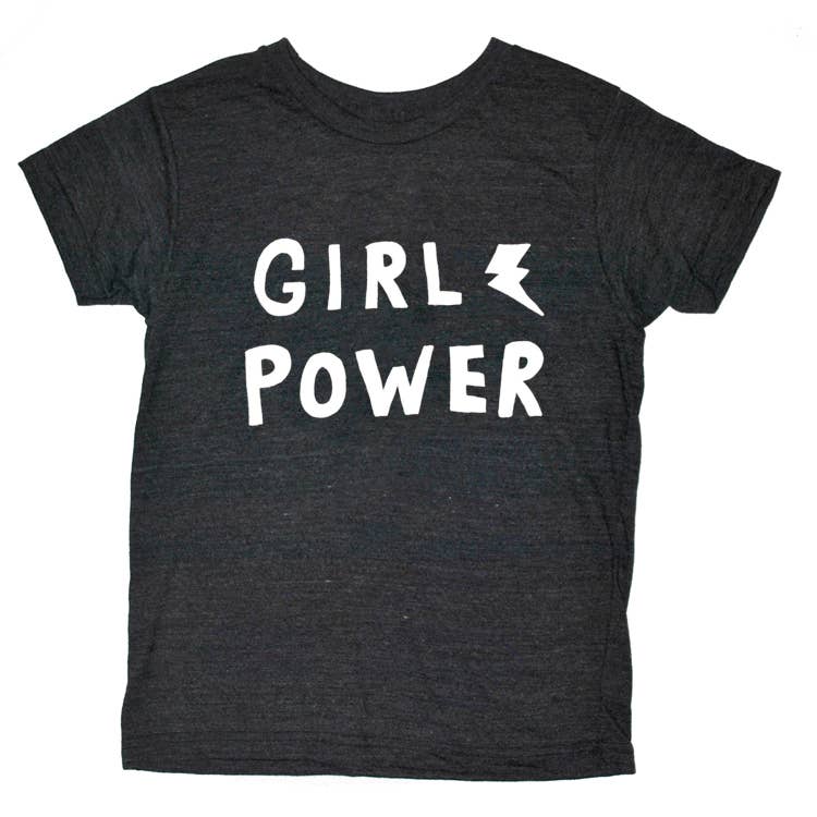 Girl Power - Triblend black tee
