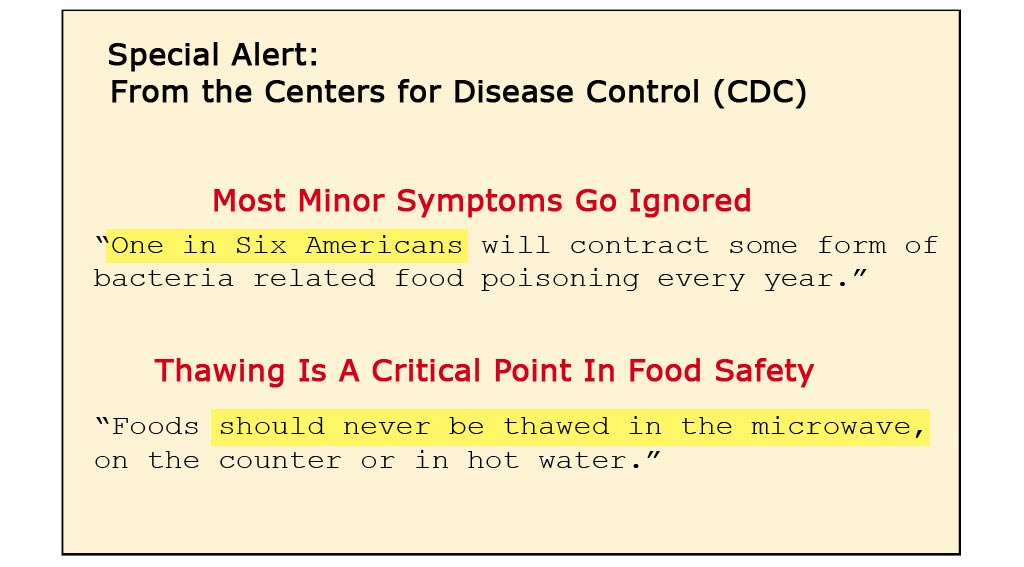 Special Alert: From the CDC