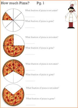 Pizza Fractions Math and Cooking Activity – Kids Cooking Activities