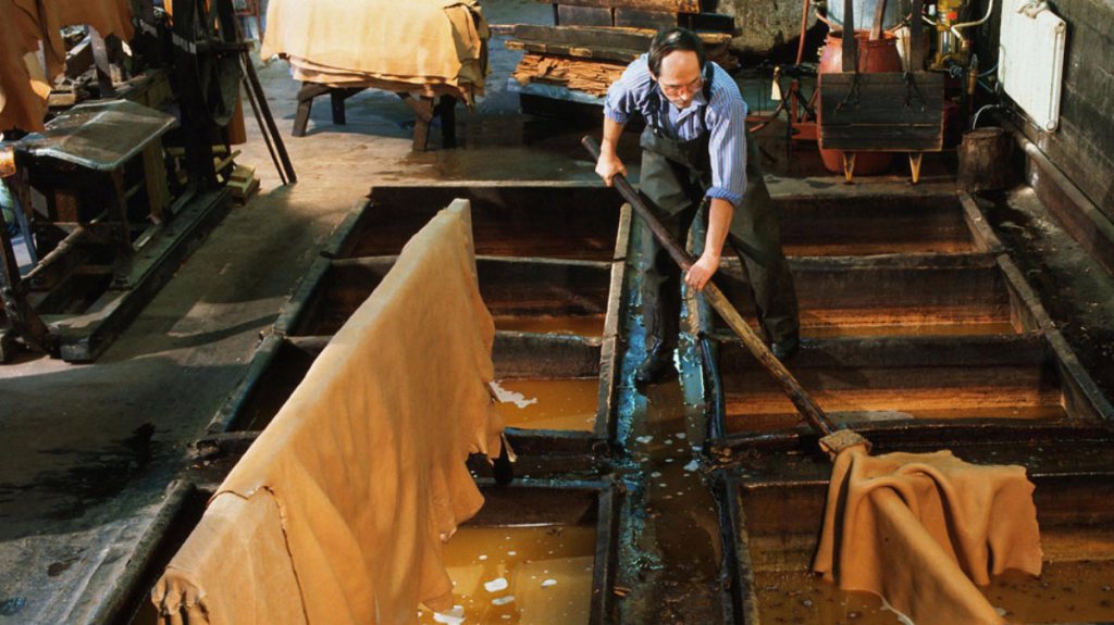 tanning process, Italian leather, steps