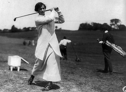 First female Golf champion in 1921