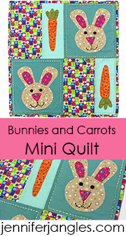 bunnies and carrots quilt