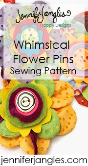 Flower Pins DIY