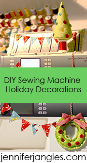 sewing machine holiday decorations