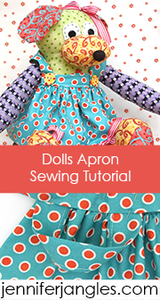 Dolls apron pattern