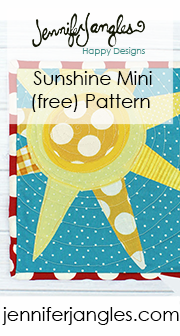 sunshine mini quilt