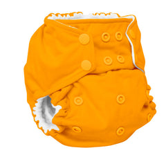 Rumparooz G2 One-Size Pocket Diaper - Solid Color - Pumpkin Orange