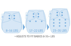 BGF Snap One Size Diagram