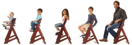 Keekaroo High Chair - Use from 6 months to 250 pounds