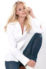 Revere Collar Shirt Silky Poplin Black
