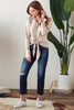 Lindy Tie Front Liquid Silver