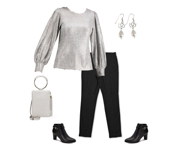 Harden smog Normaal gesproken Black and Silver Outfit for Women – Fabulous Creations Jewelry