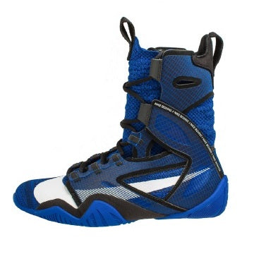 nike hyperko boxing boots blue and white