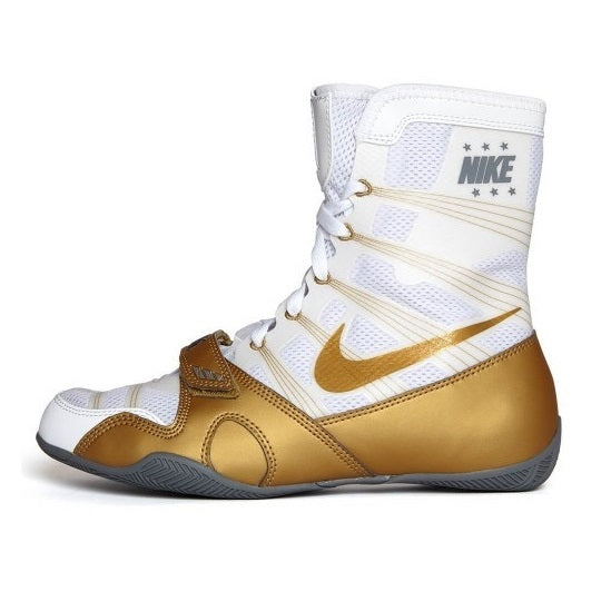 nike boxing boots black and gold