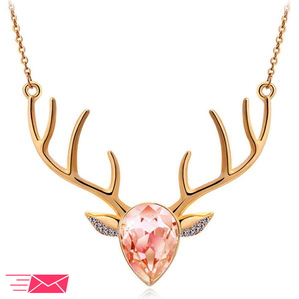 deer necklace