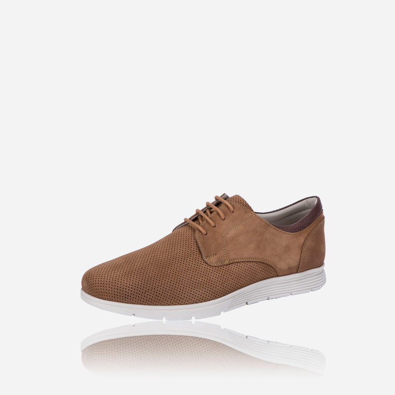 Leather Sneaker, Tobacco - Jekyll and Hide SA