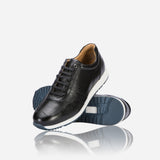 Leather Sneaker, Black