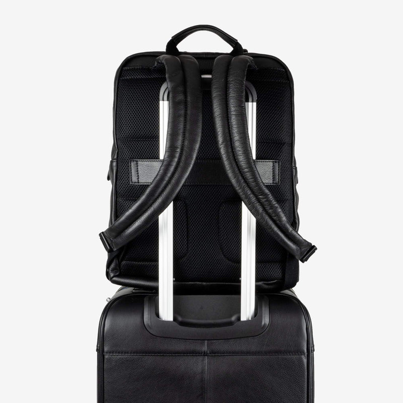 Compact Backpack 38cm, Matt Black - Jekyll and Hide SA
