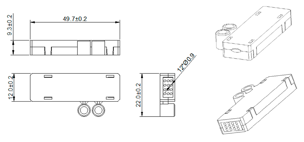 Fiber fan out kit drawing