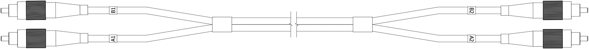 FC TO FC Fiber patch cable OM2