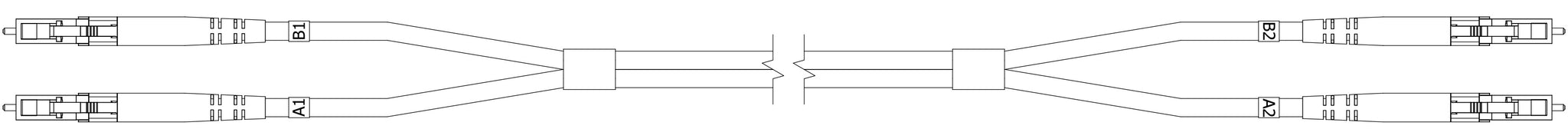 LC to LC fiber patch cable