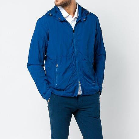 Montreal Hooded Windbreaker: Marine