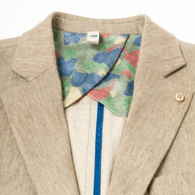 Sutton Cotton & Linen Jacket: Camel