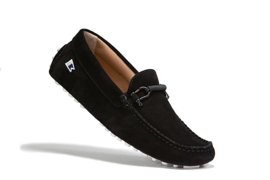 Suede Deck Driver: Tuxedo