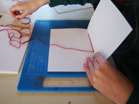 Coptic stitch bookbinding workshop rotorua hanakrafts