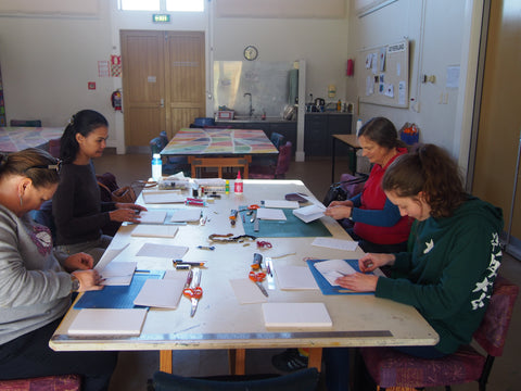 Coptic Stitch bookbinding class Rotorua hanakrafts