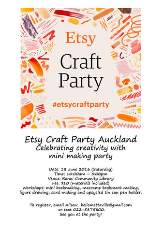 etsy craft party auckland
