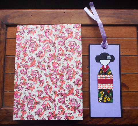 Customized notebook and bookmark
