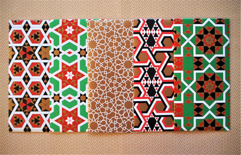 Christmas geometric envelopes