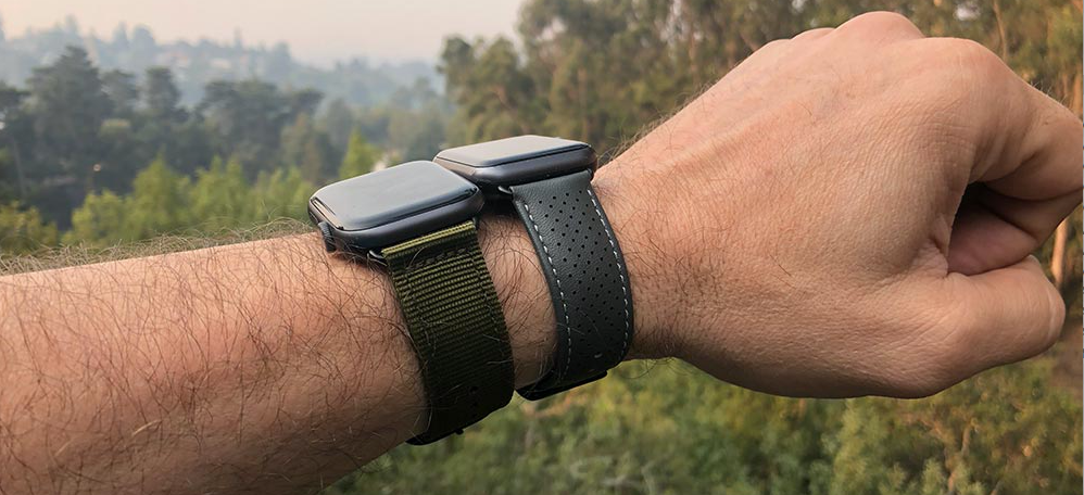 Puno over het algemeen afvoer Nylon Band and Perforated Apple Watch Leather Band review – Monowear