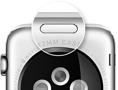 Apple Watch back swap button