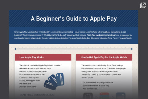 beginner's guide to apple pay infographic