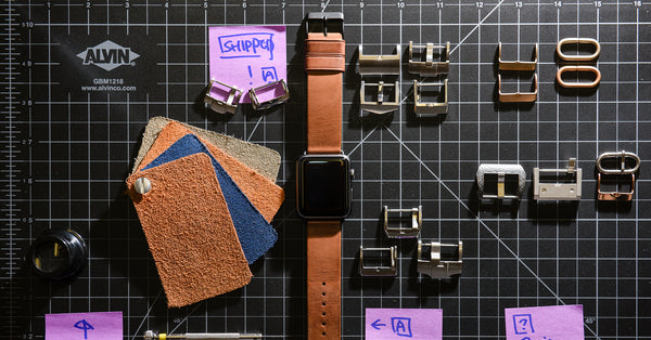 Designing the Monowear Classic Leather Apple Watch Band in Brown