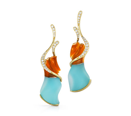 Diana Vincent Fire Earrings