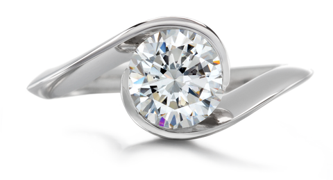 Contour Engagement Ring