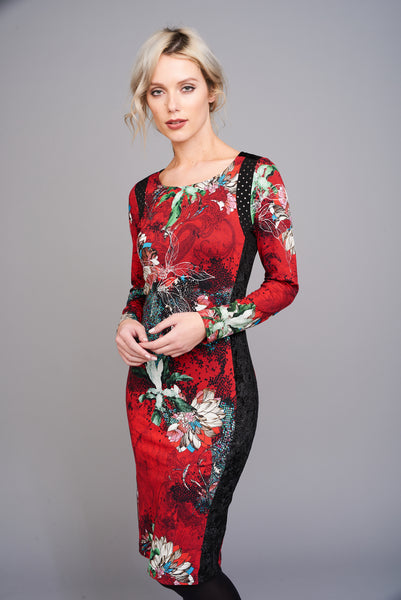 bodycon oriental dress