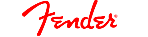 The Fender logo.