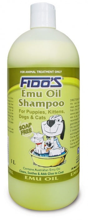 fido's emu oil shampoo