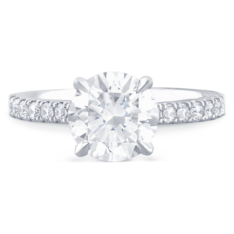 St Tropez Scallop - L Finger Size, 18ct-white-gold Metal, 1.3 Ct Diamond (93813465)