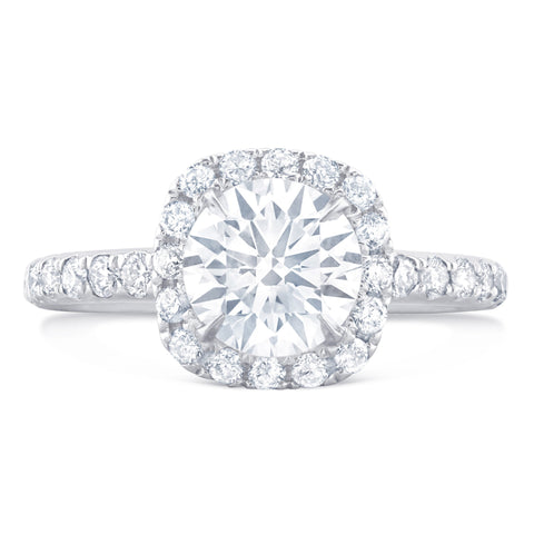 BORA BORA CUSHION - G Finger Size, 18ct-yellow-gold Metal, 0.25 Ct Diamond (85459732)