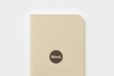 Word Notebooks - Natural - Front