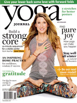 Anjali on the cover of Yoga Journal