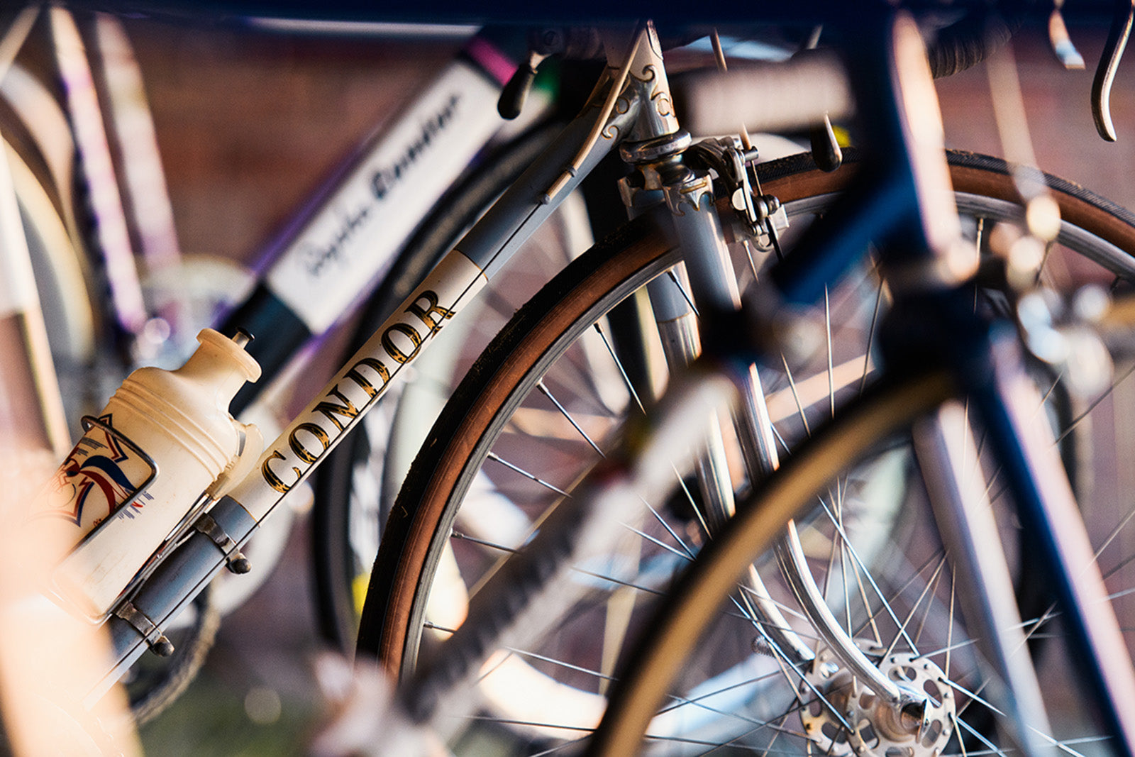 Condor vintage bikes displayed at 70th festival