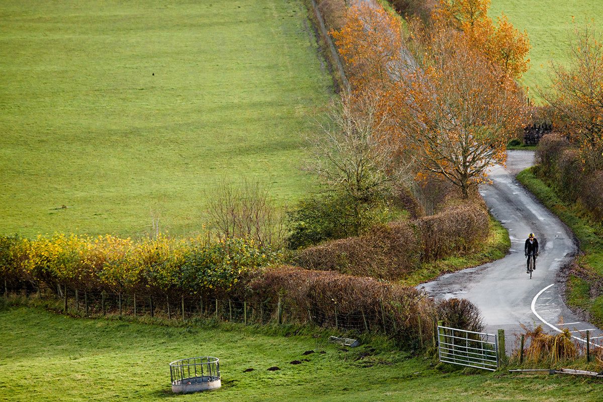 Luke Mellor training route in Shropshire