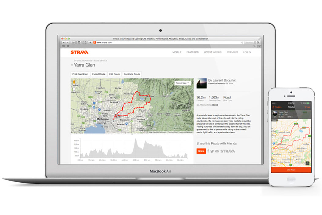 Strava Bicycle Navigation