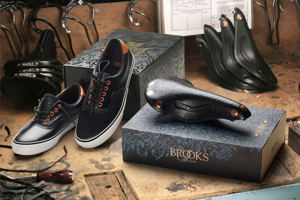 Vans x Brooks Limited Edition shoes and saddle